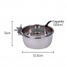 Stainless Steel Bird Hanging Bowl L 500ml Pack of 4