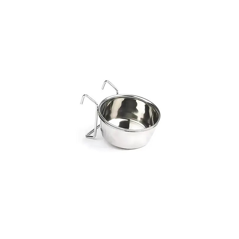 Stainless Steel Bird Hanging Hook Bowl M 300ml Pack of 2