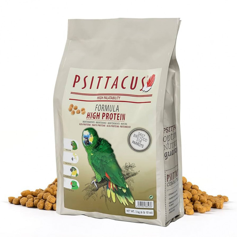 Psittacus High Protein Maintenance Pellet 800gms bag