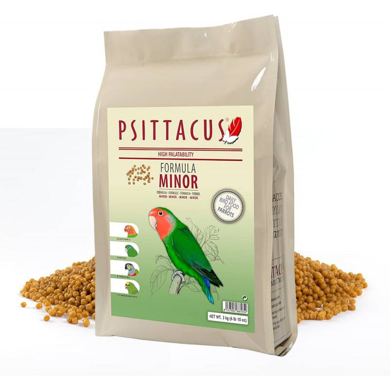 Psittacus minor pellets 450gms