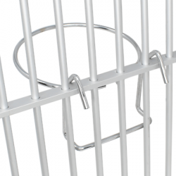Stainless Steel Bird Hanging Bowl XL 850ml Pack of 2