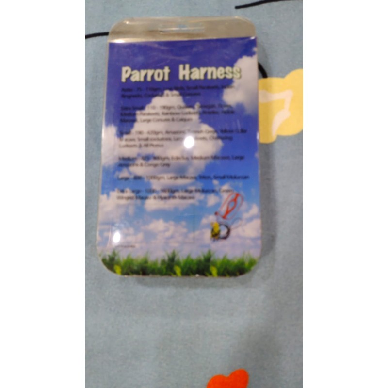 Imported Parrot Bird Harness - Small