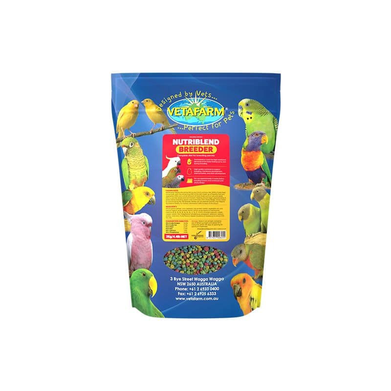 Vetafarm Nutriblend breeder pellet 2kg | Bird Store