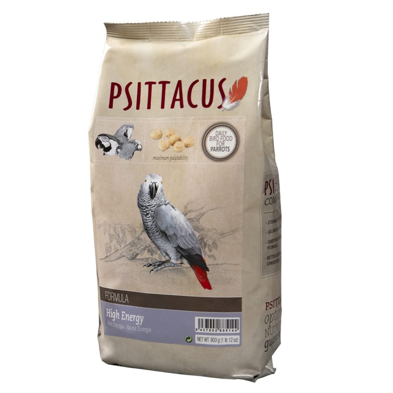 Psittacus High Energy Pellet 800gms Bag